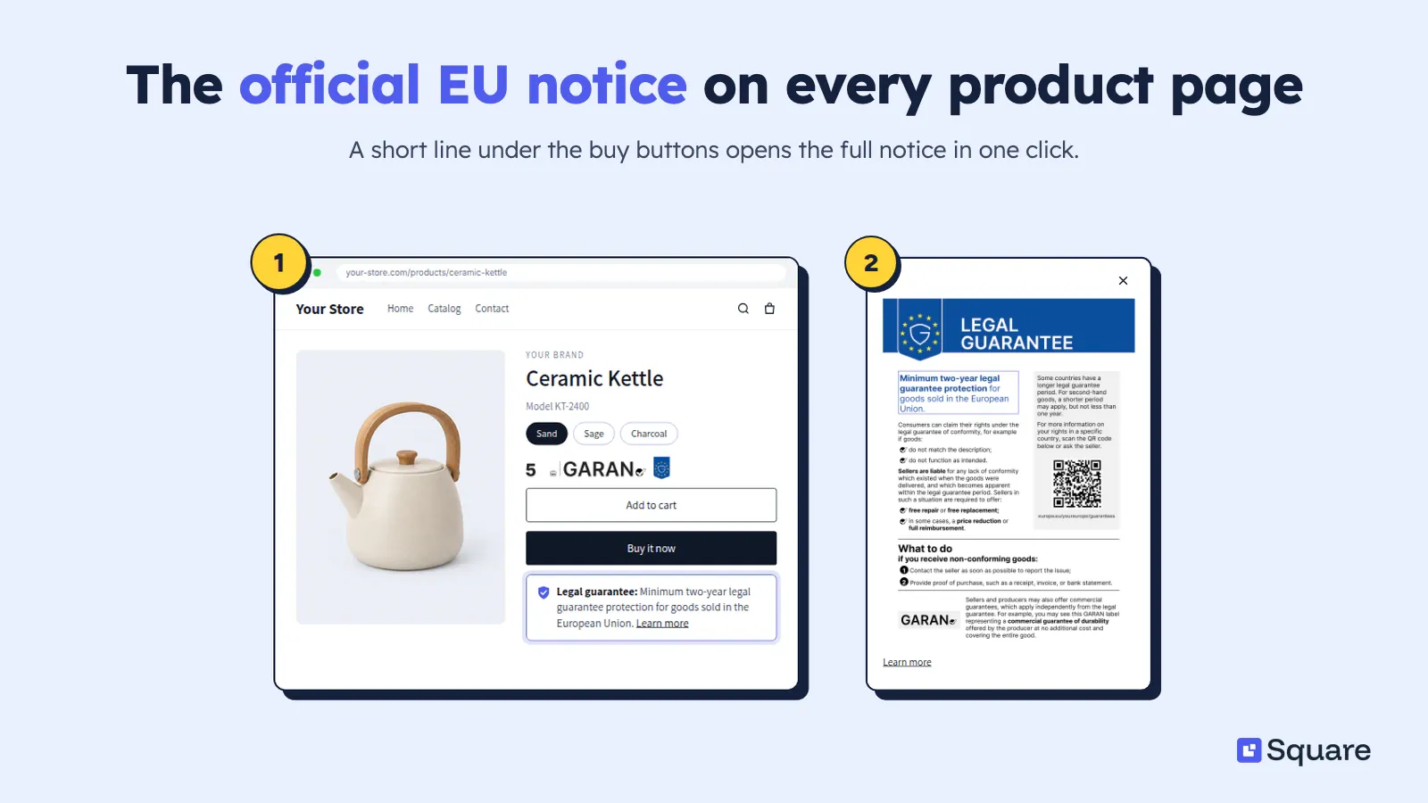 EU Legal Guarantee screenshot 1