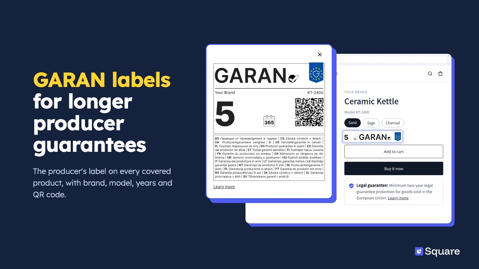 EU Legal Guarantee screenshot 2