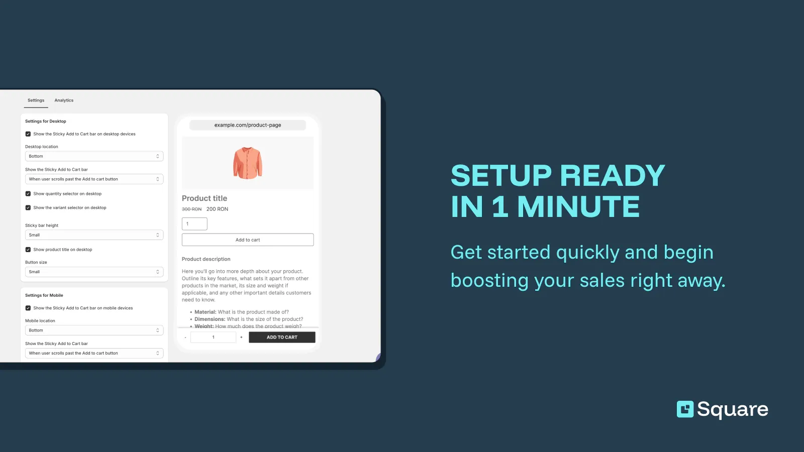 Sticky Add to Cart Bar screenshot 8
