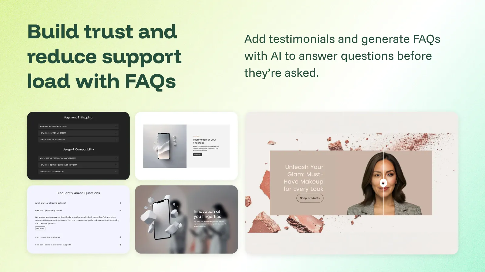 Theme Sections & AI Pages screenshot 6